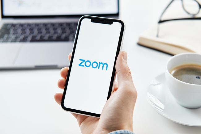 Tyumen, Russia – March 25, 2020: ZOOM Cloud Meetings. Video conf